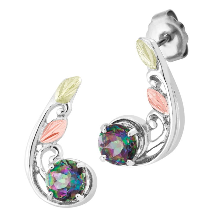 ER564-SS-471-768x768 Landstroms Mystic Fire Topaz Post Earrings