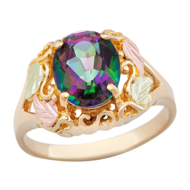 LR625-471-768x768 Landstroms Black Hills Gold Ladies Mystic Fire Topaz Ring