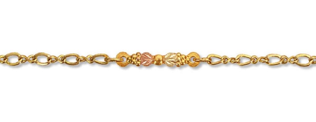 Black Hills Gold Bracelet Rolled offers Gold Krementz 7