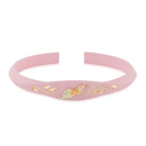 pink-powder-coated-bracelet-300x300 Pink Powder Coated Cuff Bracelet with Black Hills Gold Leaves